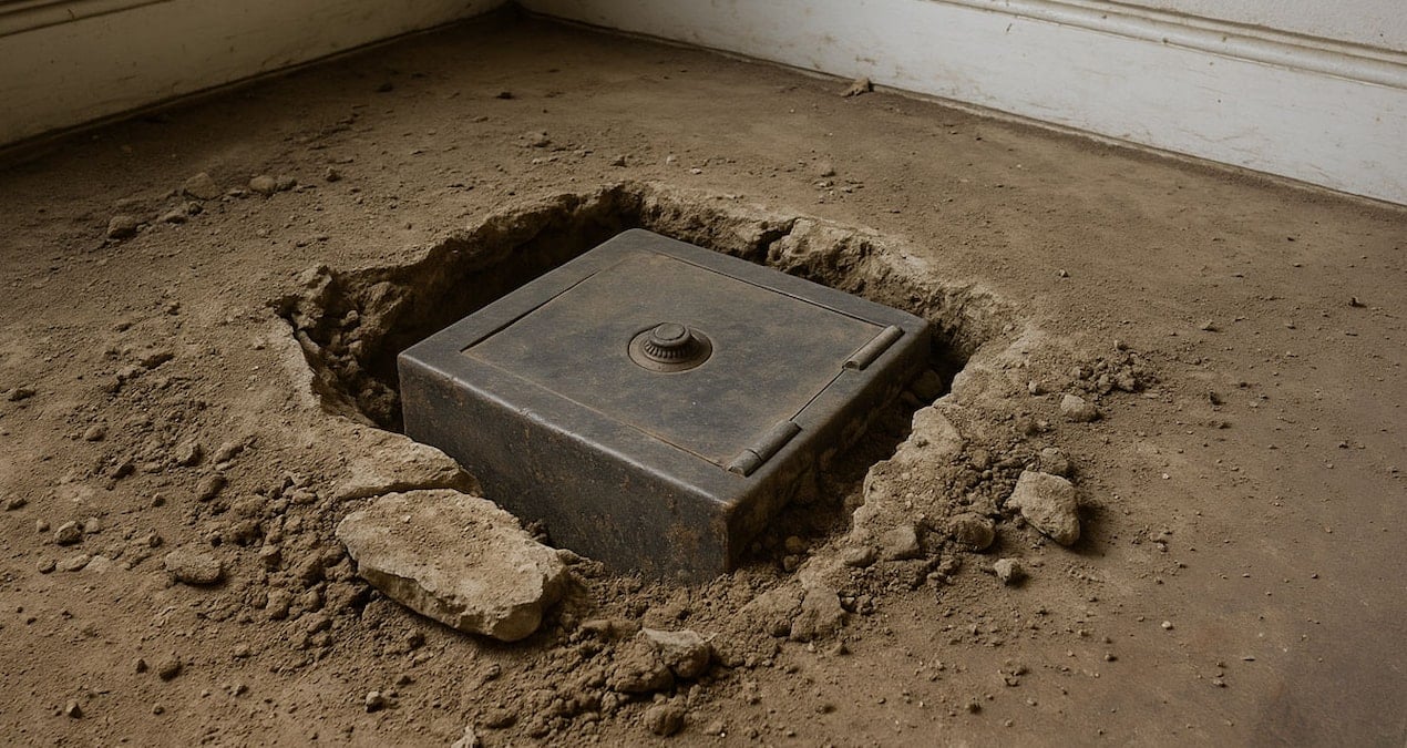 1920'lerden Kalma Evde Bulunan Gizemli Kasa Heyecan Yarattı