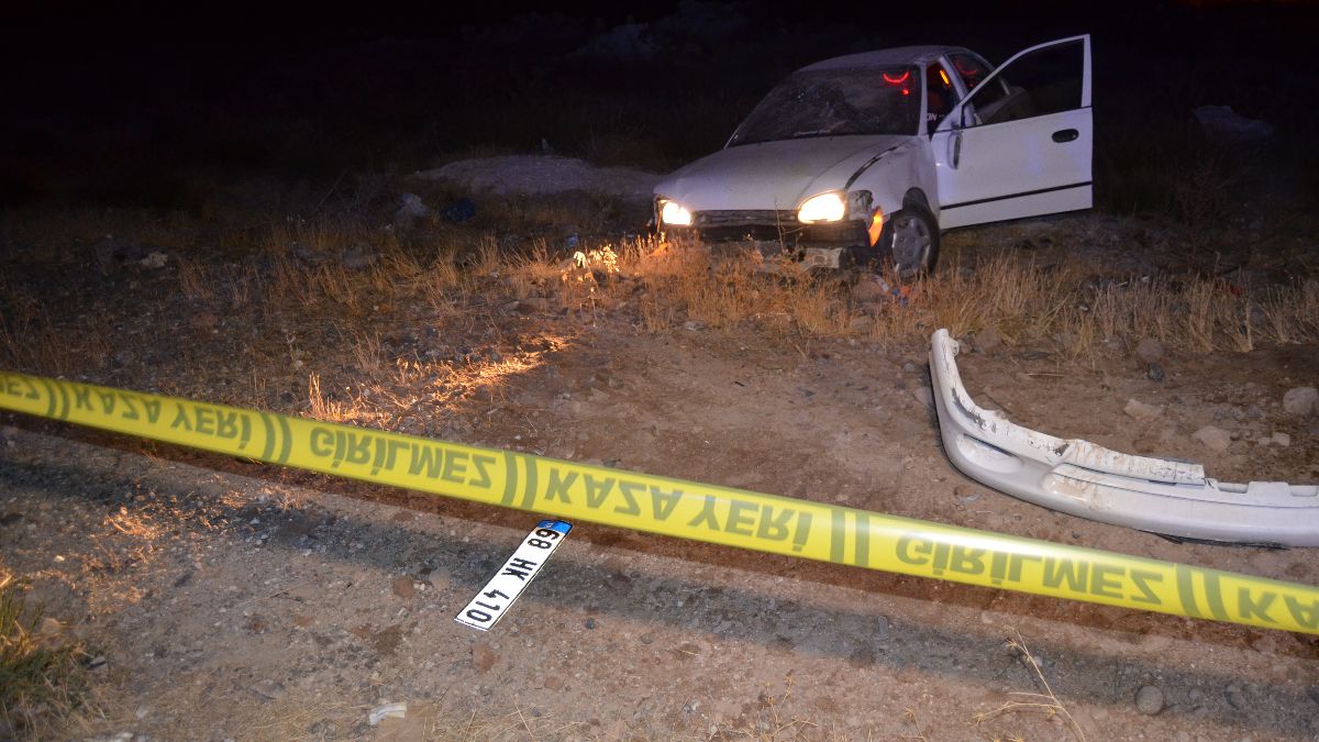 Aksaray'da Alkollü Ve Ehliyetsiz Sürücü Aracını Takla Attırdı: 1 Ölü