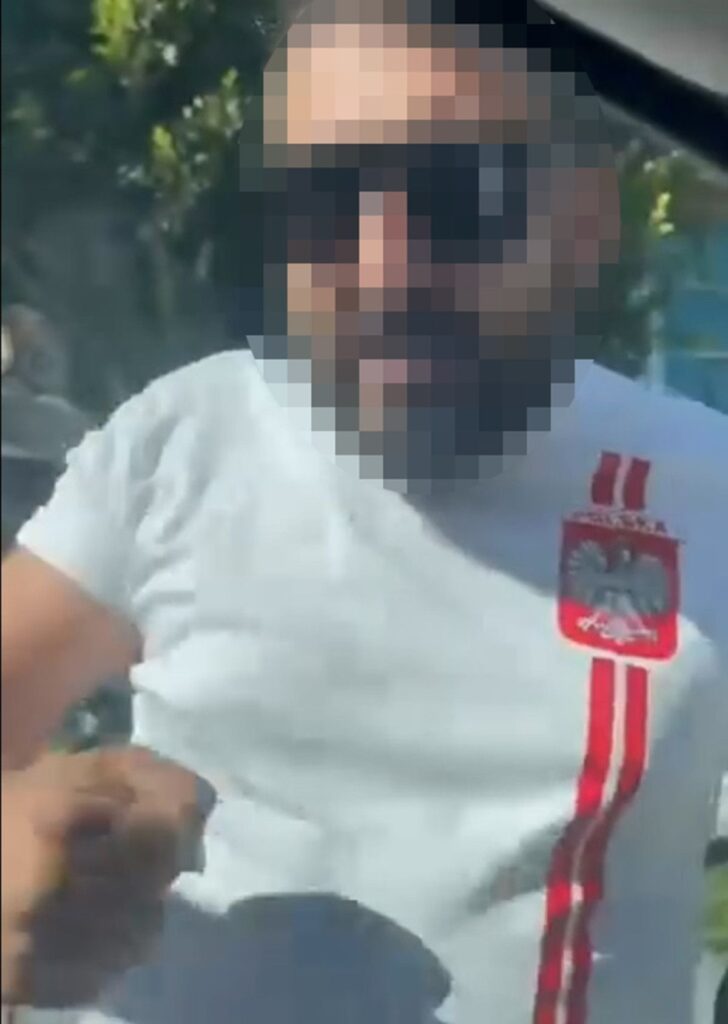 Antalya'da Ukraynalı Sürücüye Saldıran Magandanın Olayı Kamerada Kaydedildi