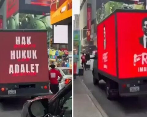 Erdoğan’ın ABD Ziyareti Sırasında New York'ta 'Free İmamoğlu' Kamyonu Görüntülendi