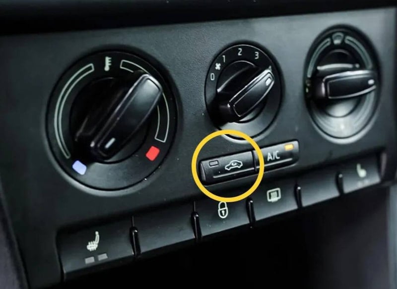 İç sirkülasyon düğmesinin araçlardaki sağlık ve konfor avantajları