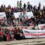 Trabzon'da Filistin'e Destek İçin Yürüyüş Düzenlendi