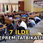 7 İlde Eş Zamanlı Deprem Tatbikatı Düzenlenecek