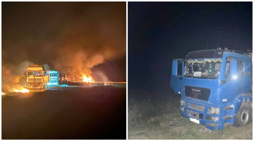 Rusya'nın Çernigiv bölgesinde tahıl konvoyuna saldırısı