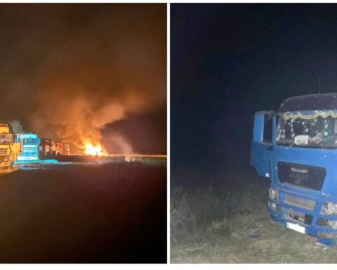 Rusya'nın Çernigiv bölgesinde tahıl konvoyuna saldırısı