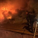 Bursa'da Otomotiv Yedek Parça İş Yerinde Yangın Çıktı