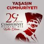 Cumhuriyet Bayramı'nda vatandaşlar coşkuyla Atatürk'ü anıyor.
