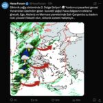 İkinci dalga yağış uyarısı: Pazartesi gecesi etkili olacak