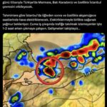 İstanbul'da Cuma Günü Sağanak Yağış Bekleniyor, Vatandaşlar Uyarıldı