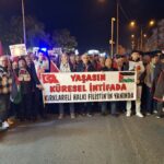 Kırklareli'de Gazze'ye Destek İçin Yürüyüş Düzenlendi