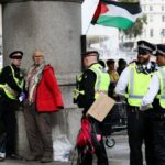 Londra'da Filistin Hareketi protestosuna polis müdahalesi gerçekleşti