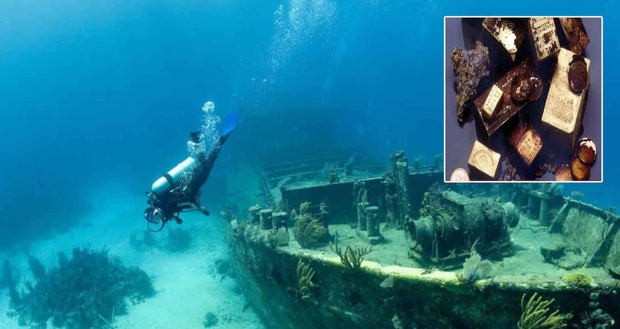 Portekiz Kıyılarında 22 Ton Altın Taşıyan Batık Gemi Keşfedildi, Koruma Planı Yok