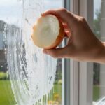 Soğan ile pencerelerinizi doğal bir şekilde temizleyin