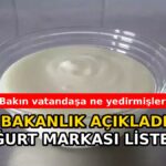 Tarım Bakanlığı'ndan yeni gıda güvenliği ifşası: Yoğurt ürününde hile tespit edildi