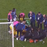 Trabzonspor-Eyüpspor maçında talihsiz sakatlık şoku yaşandı