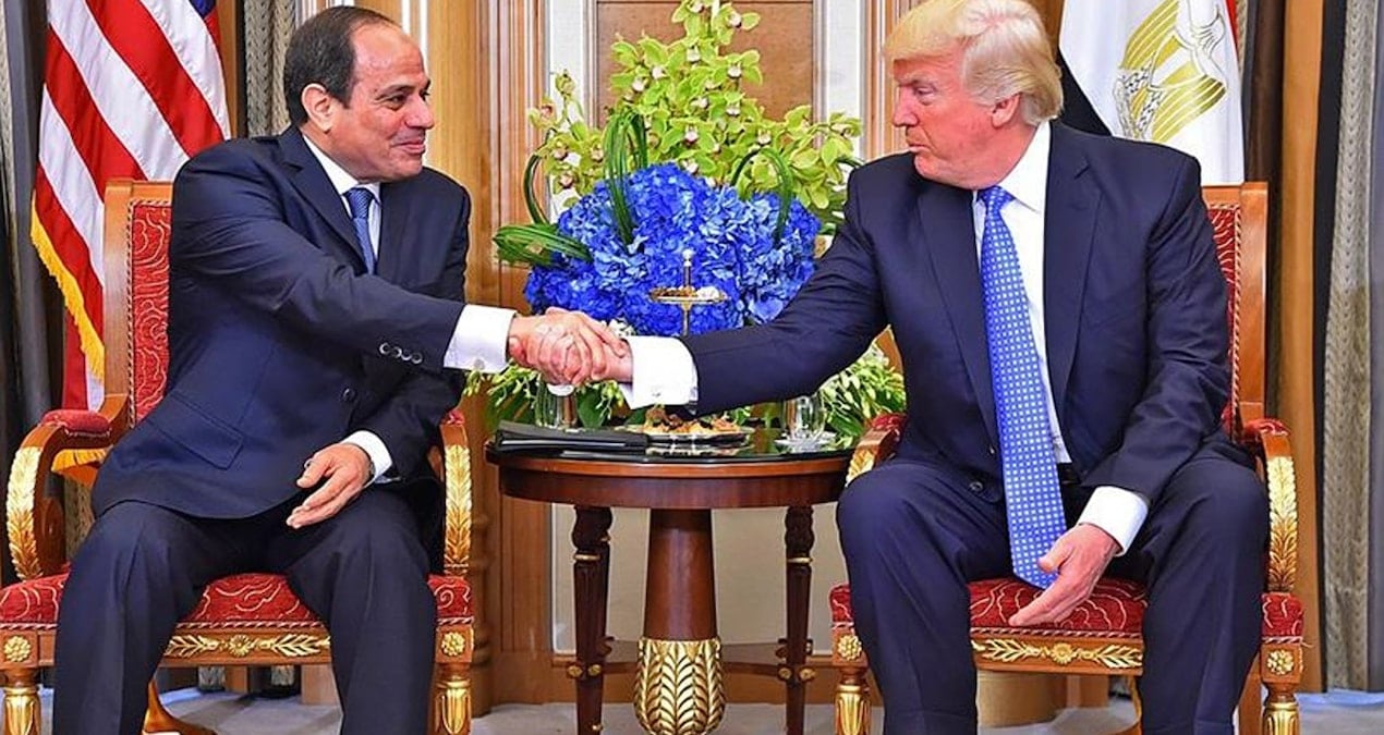 Trump ve Sisi Gazze'deki Ateşkes Üzerine Görüştü