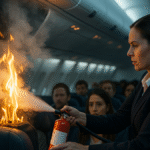 Uçakta Lityum Pil Yangını: Kabin Ekibi Tehlikeyi Saniyeler İçinde Önledi