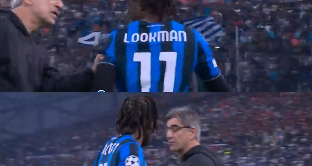 Atalanta'da Lookman ve Juric arasında gerilim dolu anlar yaşandı