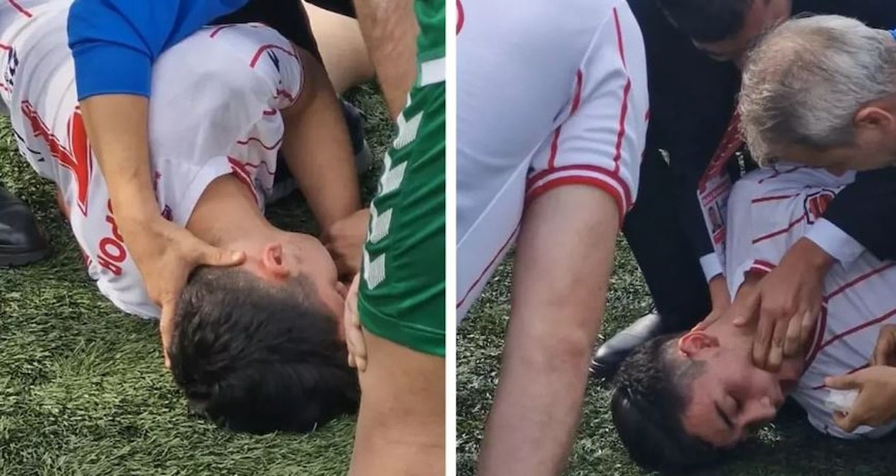 Bolu'daki Amatör Maçta Futbolcu Bilincini Kaybetti, Sağlık Durumu İyi