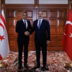 Dışişleri Bakanı Hakan Fidan, KKTC Cumhurbaşkanı ile Ankara'da görüştü