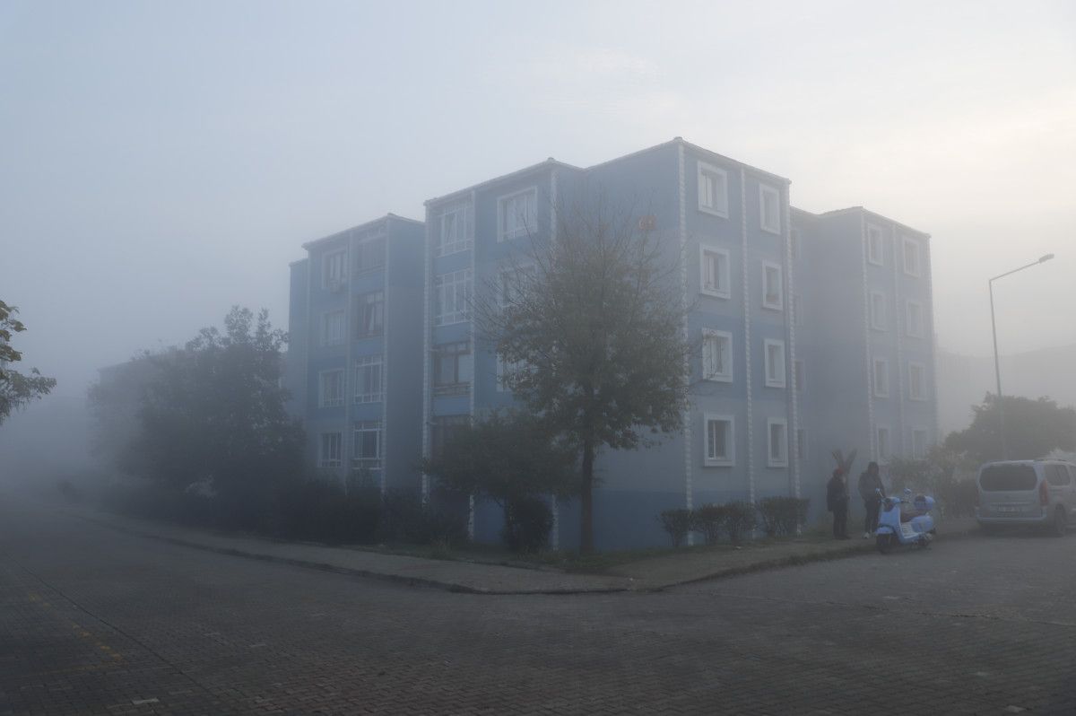 Edirne'de sis etkili: Görüş mesafesi 30 metreye düştü