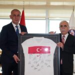 Hacıosmanoğlu'ndan Anayasa Mahkemesi Başkanı Özkaya'ya ziyaret