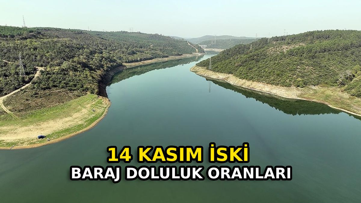 İSKİ, İstanbul Barajlarının Doluluk Oranını 14 Kasım 2025'te Açıkladı