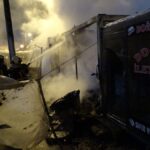 Malatya'da Konteyner Çarşısında Yangın: 1 Kişi Yaralandı