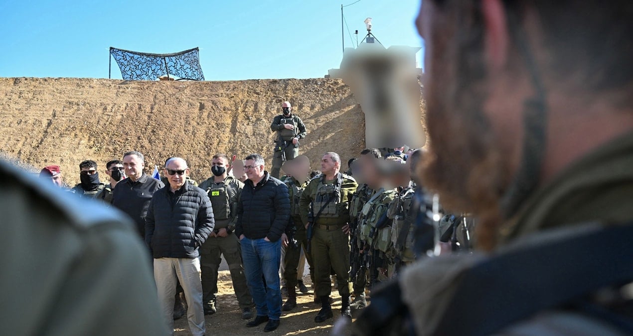 Netanyahu, Suriye'deki Türk sınırına yakın bölgeyi ziyaret etti
