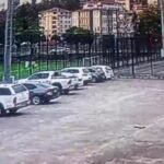 Rize’de veterenlar maçında basketbol potasına giren futbol topu şaşırttı