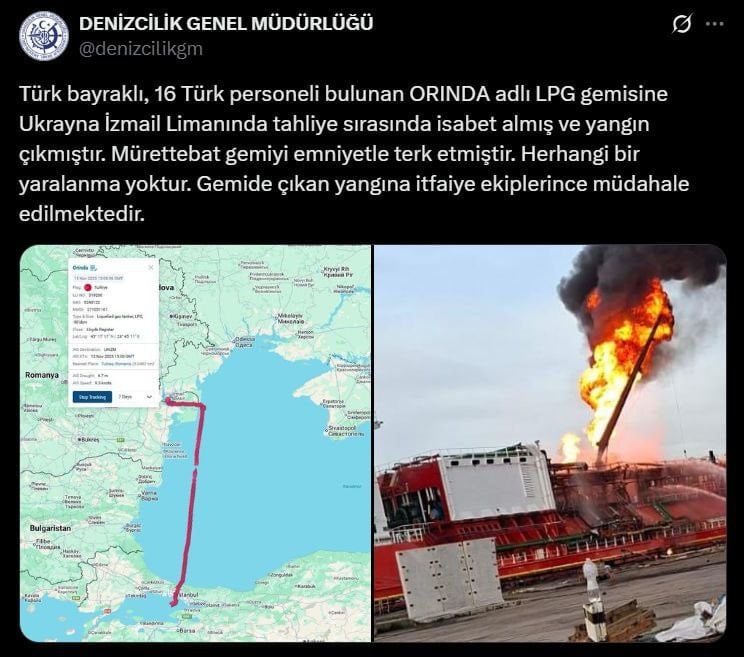 Rus İHA'sı Türk tankerini vurdu, patlama riski alarmı verildi