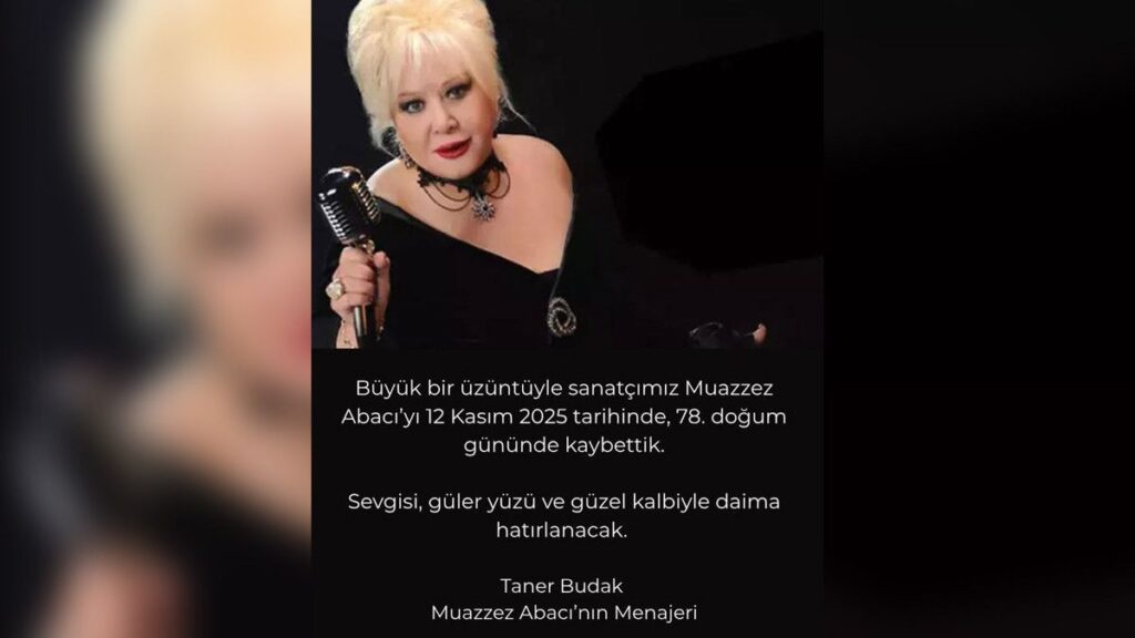 Türk sanat müziğinin efsanesi Muazzez Abacı vefat etti
