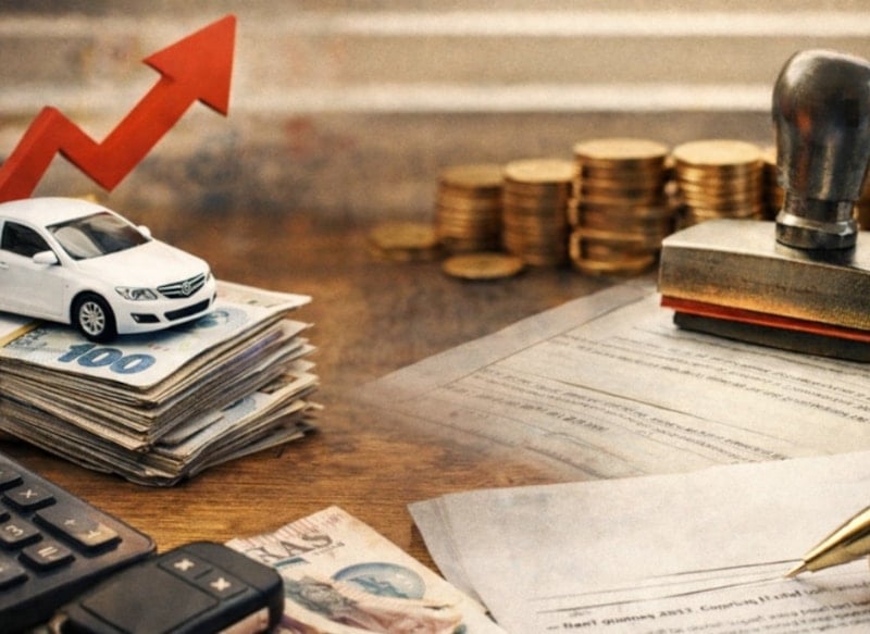 2026'da motorlu taşıtlar vergisi ve harçlarda yüzde 18,95 artış belirlendi