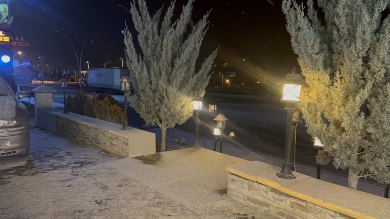 Çankırı’da Kar Yağışı Kent Merkezinde Etkili Olmaya Başladı