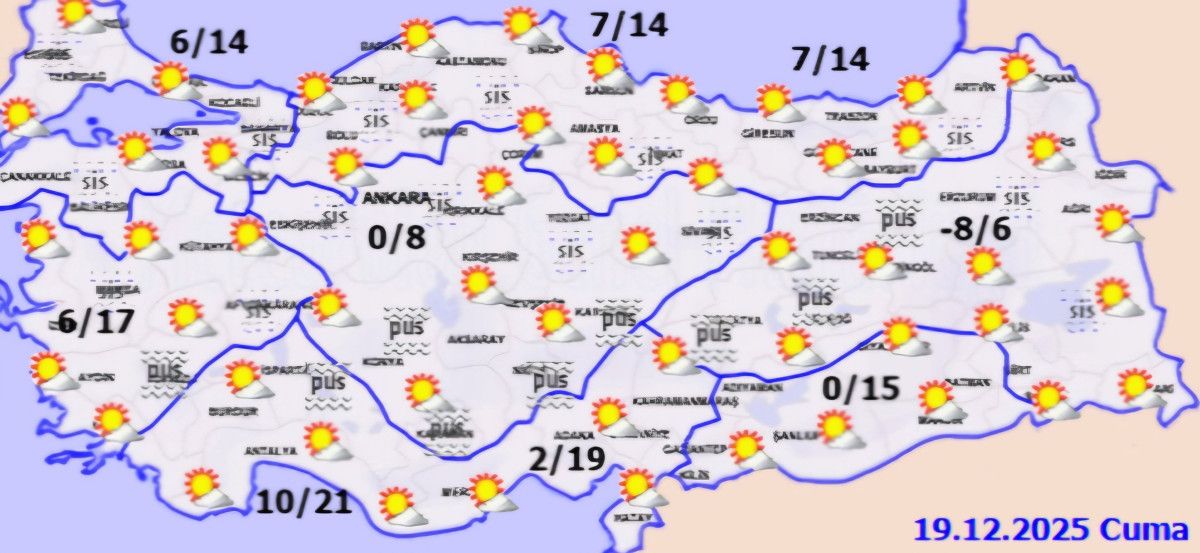 Cuma Günü Türkiye Genelinde Sıcak Hava Bekleniyor