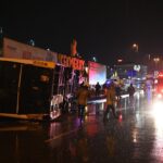 İstanbul'da Özel Halk Otobüsü Devrildi, Şoför Hafif Yaralı