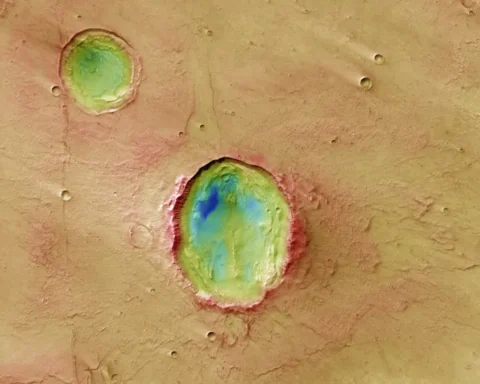 Mars'ta Kozmik Kelebek Krateri Keşfedildi