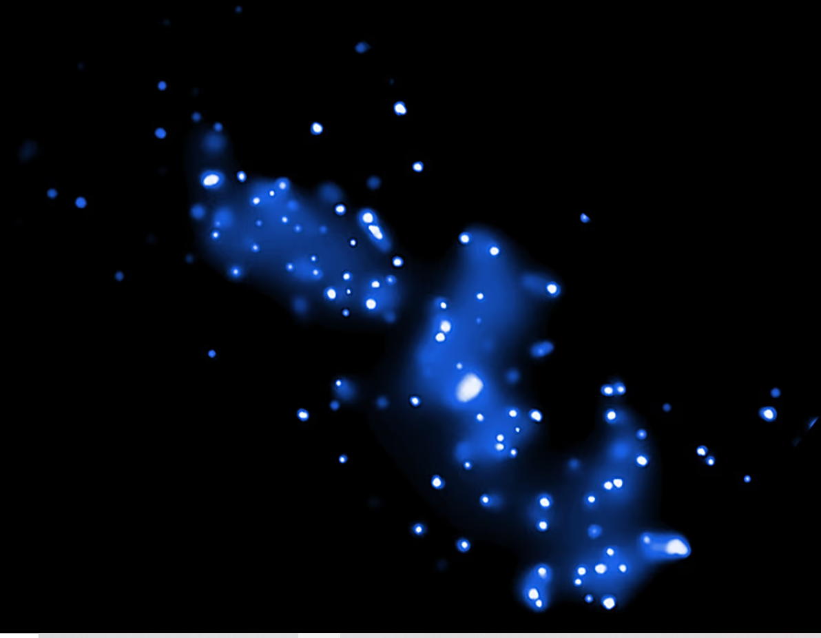 NASA'nın Uzaydan Paylaştığı Görüntüde Galaksilerin Etkileşimi Belgelendi