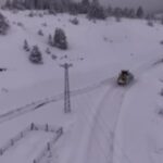 Sinop'ta Yoğun Kar Yağışı 34 Köy Yolunu Kapattı