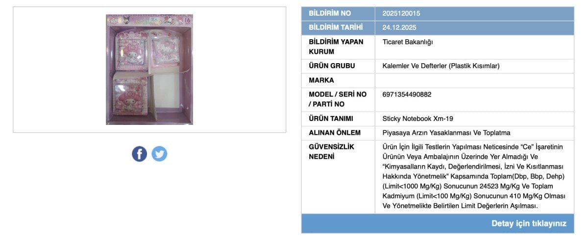 Ticaret Bakanlığı, Güvenlik Standartlarını Aşan Yapışkan Notları Yasakladı