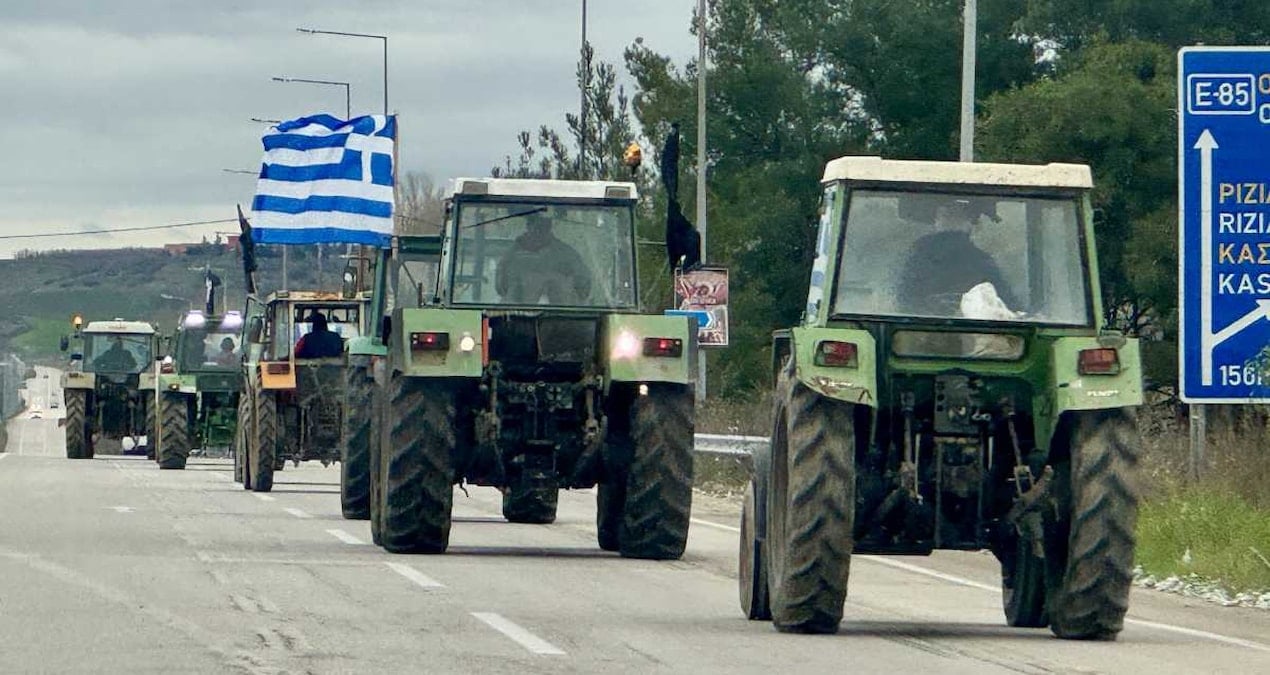 Yunanistan'da çiftçi protestoları limanı kapatmaya kadar uzandı