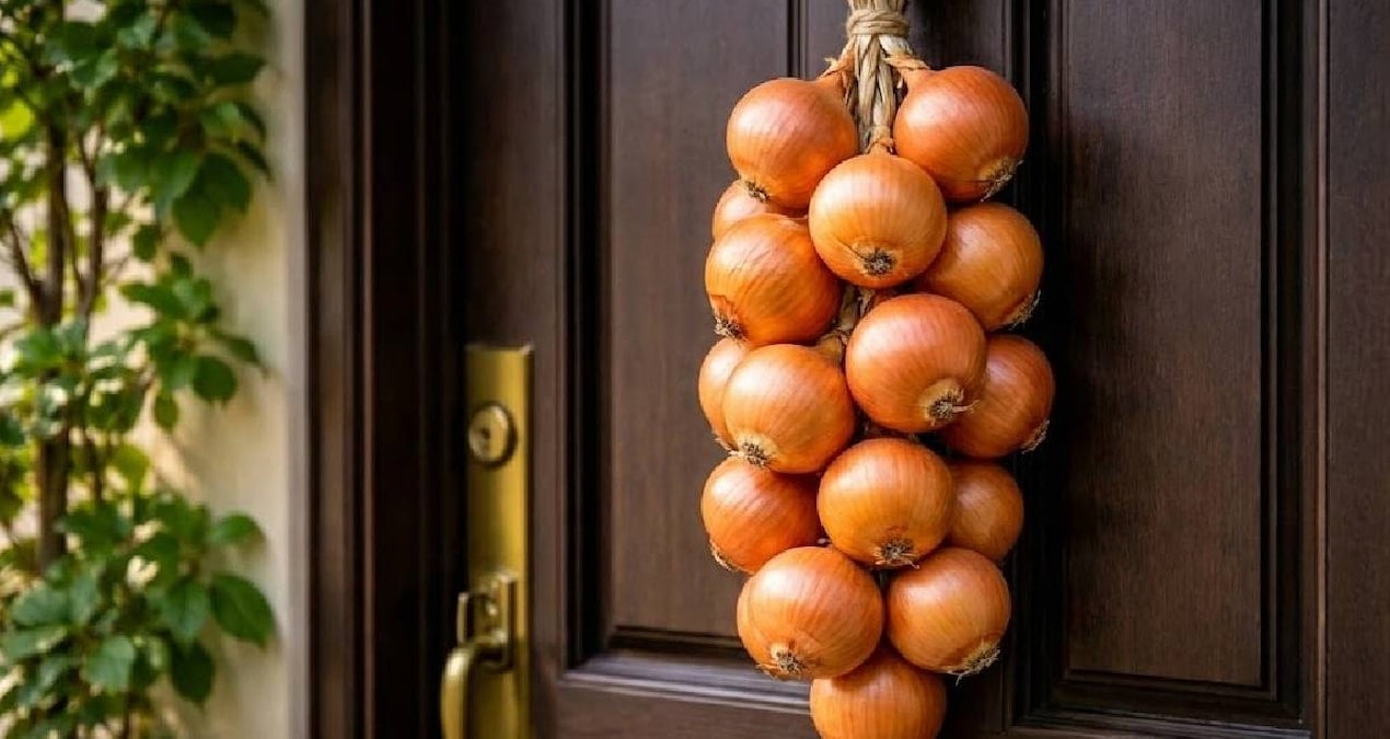 Yunanistan’da Kapılara Soğan Asma Geleneği Yeni Yıl Kutlamalarında Öne Çıktı