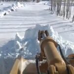 Ağrı'da Köy Yollarında Karla Mücadele Çalışmaları Devam Ediyor