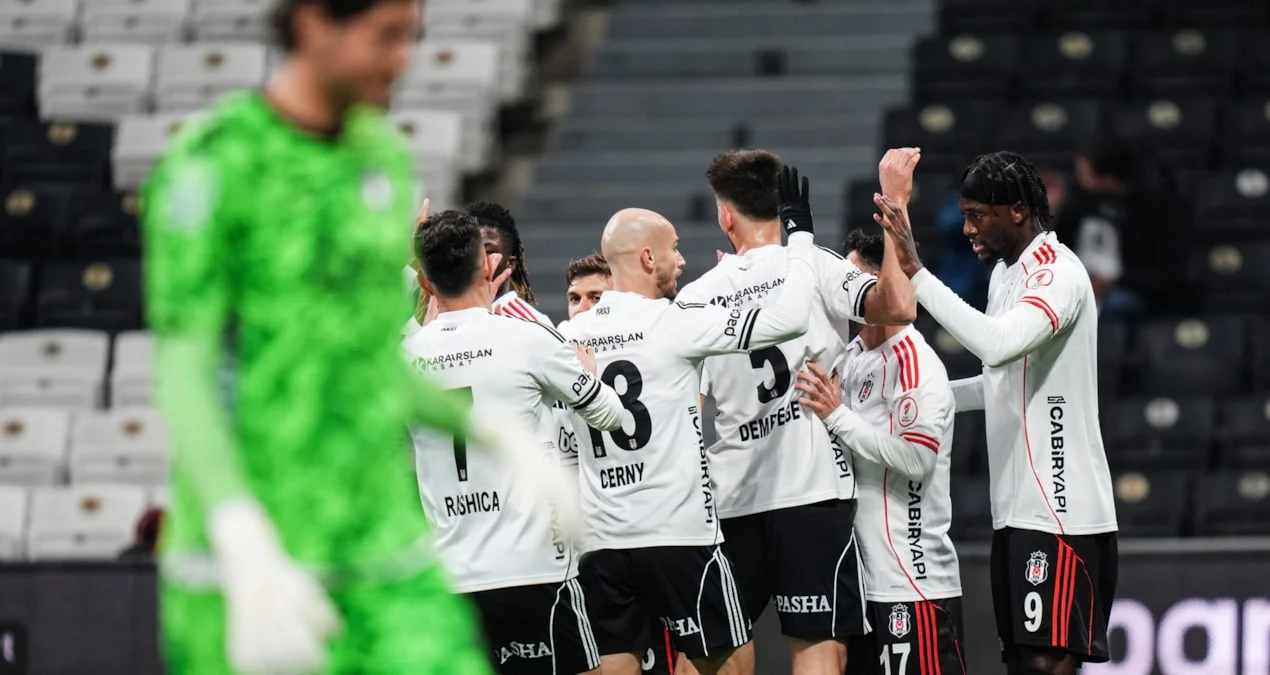 Beşiktaş, Ziraat Türkiye Kupası'nda İkinci Galibiyetini Aldı