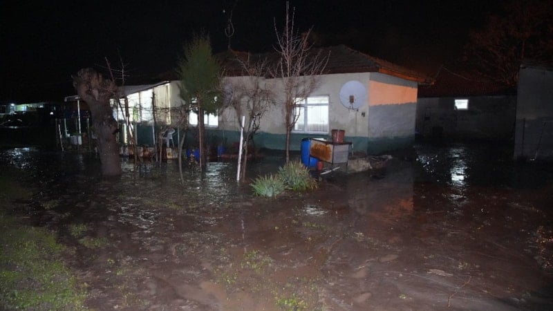 Edirne'nin Havsa İlçesinde Şiddetli Sağanak, Su Baskınlarına Neden Oldu