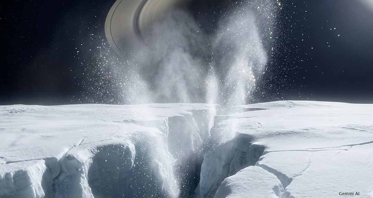 Enceladus'ta kar yağışı: NASA, buzul uydunun içindeki yaşam belirtilerini keşfetti