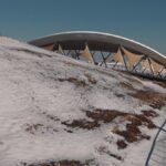 Kar Yağışıyla Beyaza Bürünmüş Göbeklitepe Havadan Görüntülendi