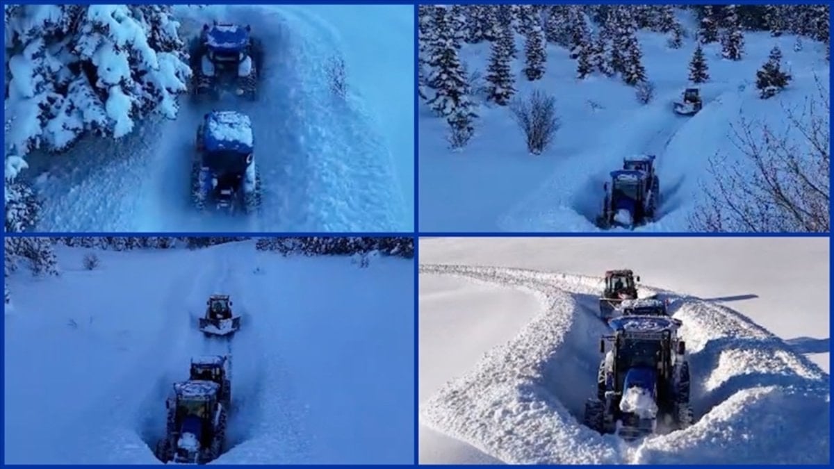 Kastamonu Muhtarı İmdat Sezer, Kapanan Köy Yolunu Kendi İmkânlarıyla Açtı