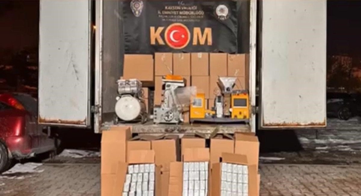 Kayseri'de Kaçak Sigara Operasyonu: Bir Kişi Gözaltına Alındı