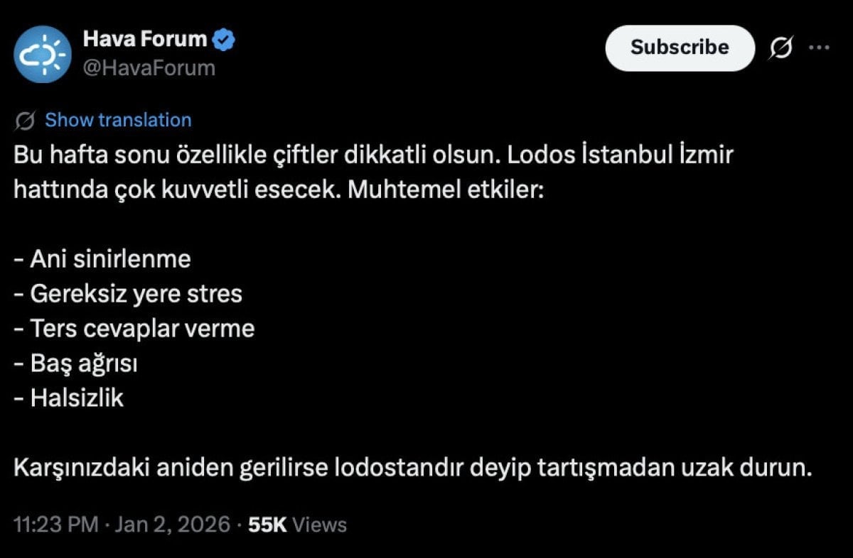 Kuvvetli Lodos Uyarısı: İstanbul ve İzmir’de Olumsuz Etkiler Bekleniyor